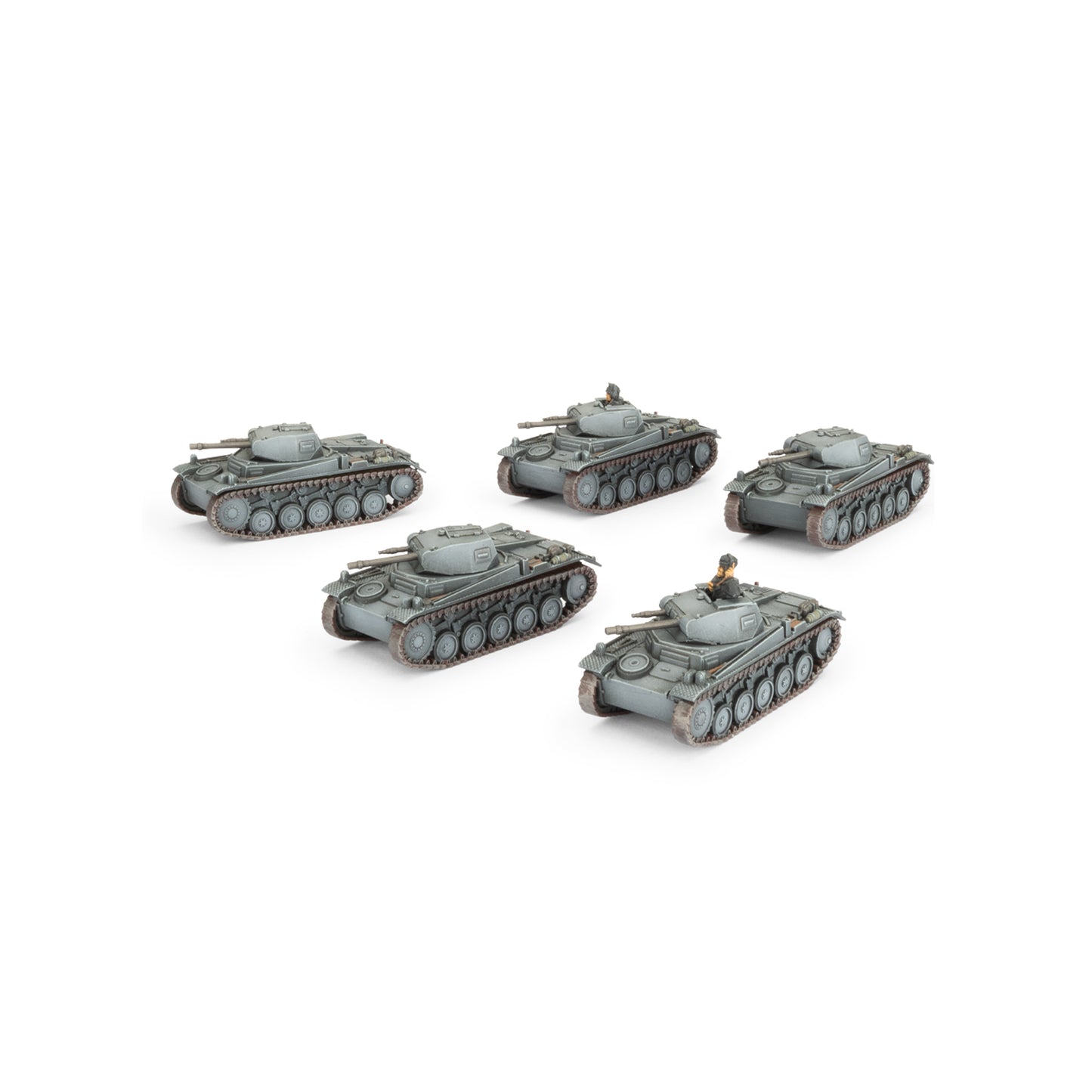 Flames of War: GBX198 Panzer II Platoon (x5 Plastic)