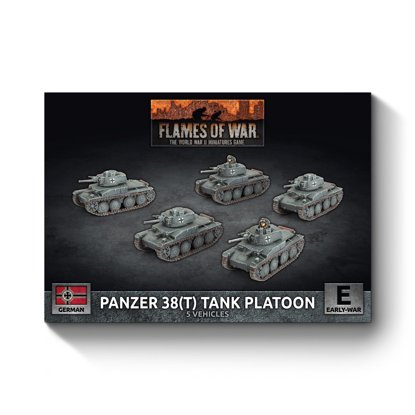 Flames of War: GBX200 Panzer 38(t) Platoon (x5 Plastic)