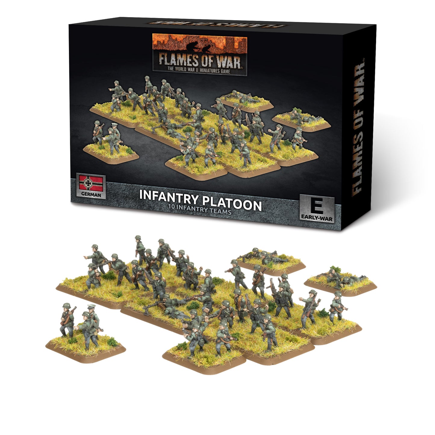 Flames of War: GBX202 Grenadier Platoon (Early, Plastic)