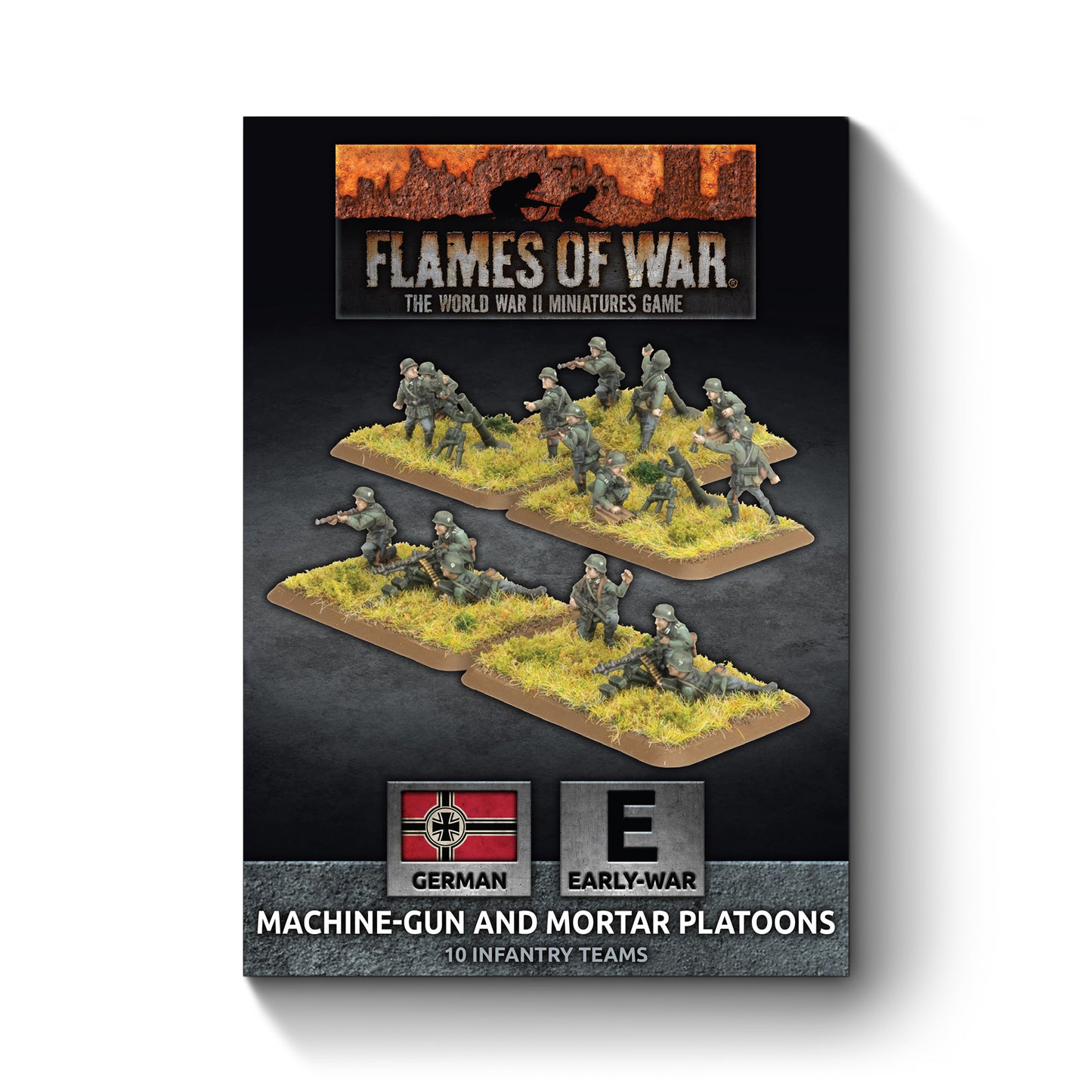 Flames of War: GBX203 HMG and Mortar Platoons (Early, Plastic)