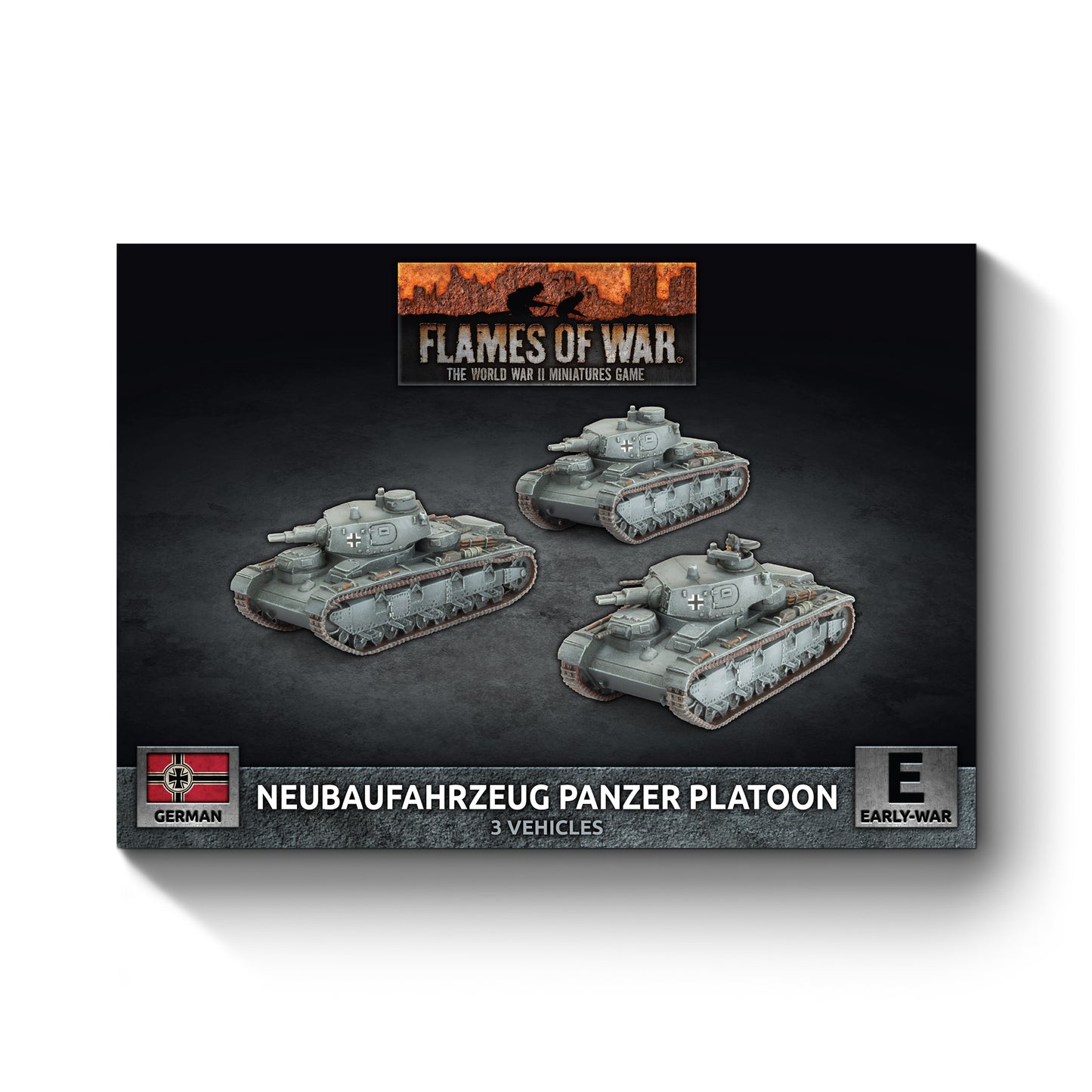 Flames of War: GBX208 Neubaufahrzeug Panzer Platoon (x3)