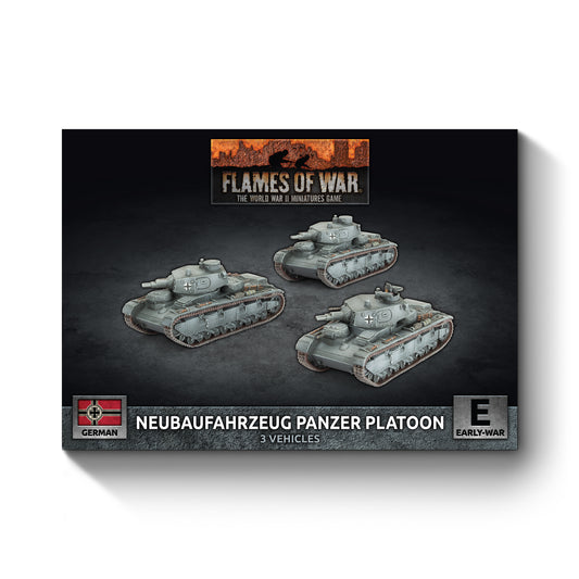 Flames of War: GBX208 Neubaufahrzeug Panzer Platoon (x3)