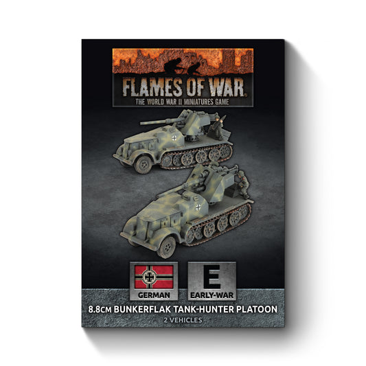 Flames of War: GBX209 8.8cm Bunkerflak Tank-hunter Platoon (x2)