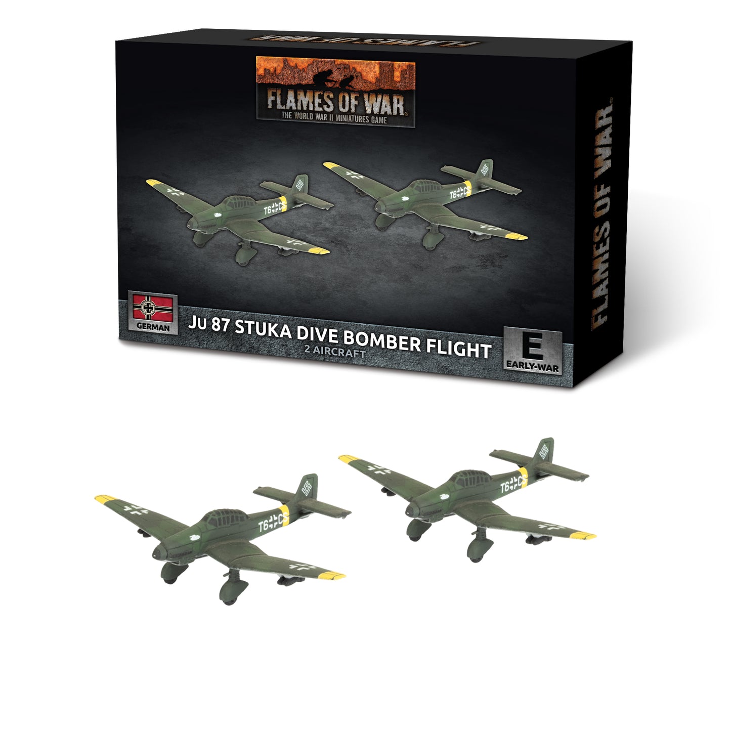 Flames of War: GBX210 JU 87 Stuka Dive Bomber Flight (x2)