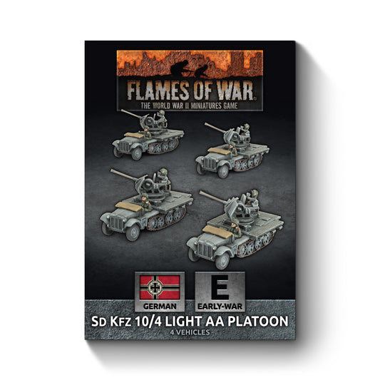 Flames of War: GBX211 Sd Kfz 10/4 (2cm) Light AA Platoon (x4)