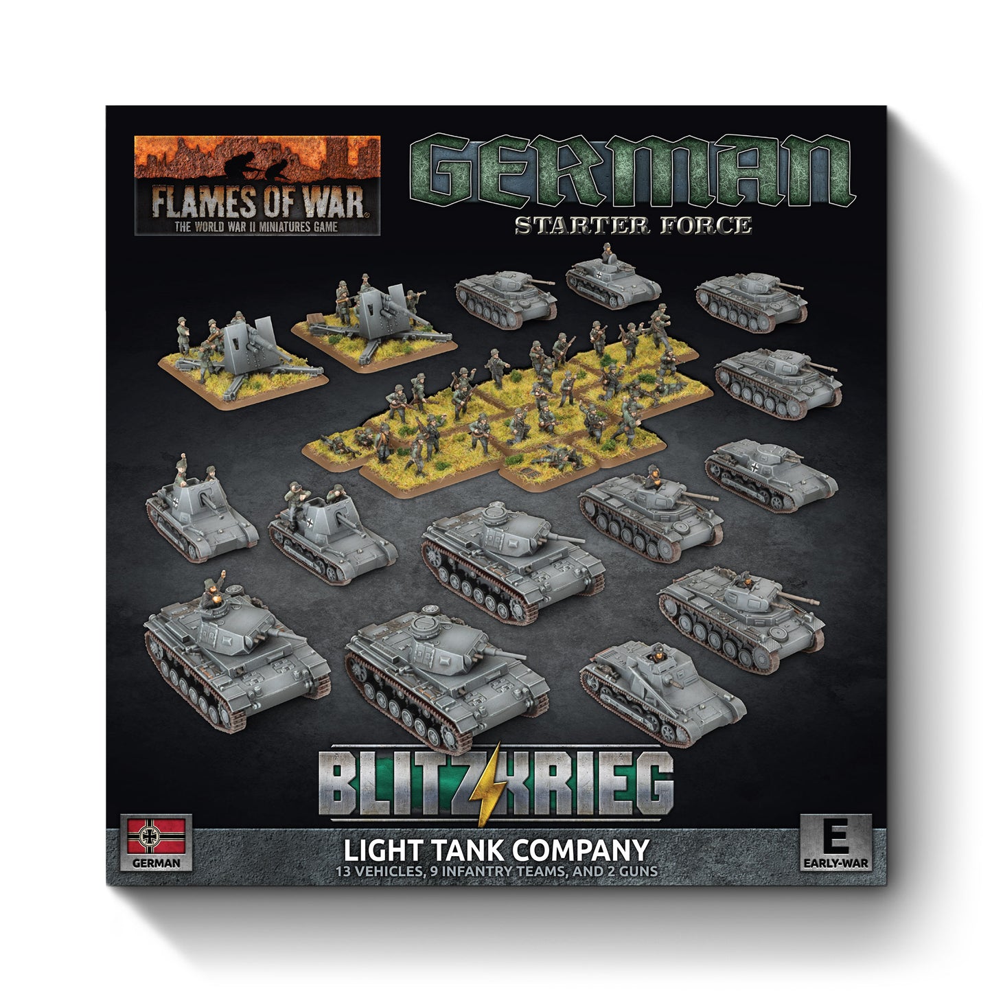 Flames of War: GEAB29 German Light Tank Company (Plastic)
