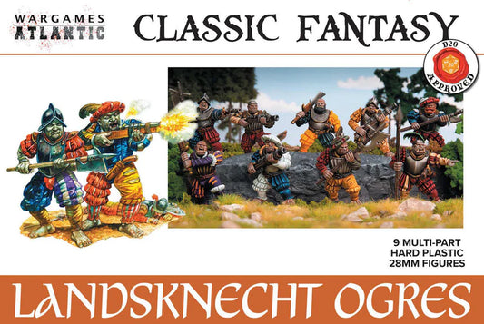 Wargames Atlantic Fantasy Landsknecht Ogres