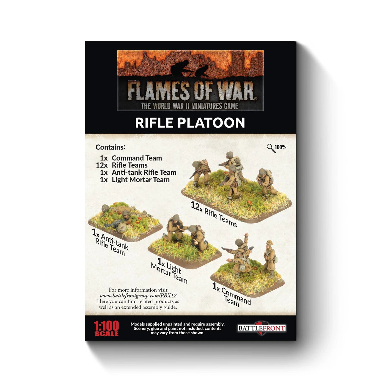 PBX12 Flames of War: Rifle Platoon (Polish)