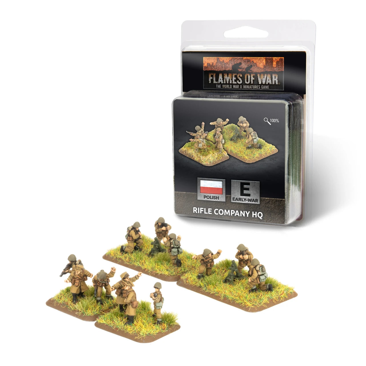 PL711 Flames of War: Rifle Company HQ (Polish)