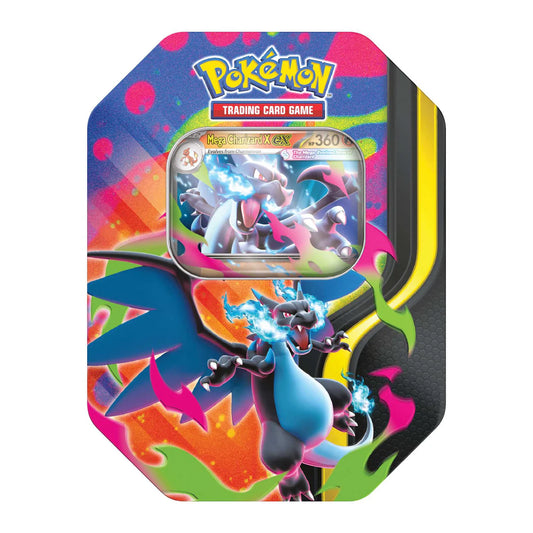 Pokémon TCG: Mega Charizard ex Tin X