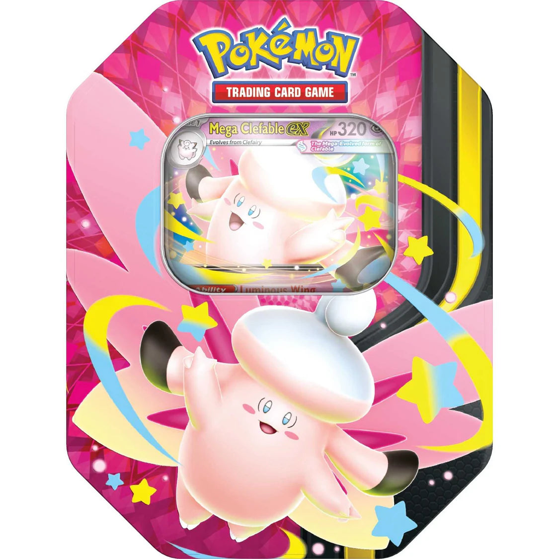 Pokémon TCG: Mega Moonlit Tins Mega Clefable EX