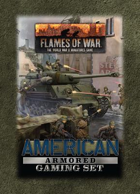 Flames of War: TD046 American Armored Division Gaming Set (x20 Tokens, x2 Objectives, x16 Dice)