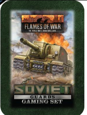 Flames of War: TD050 Soviet Guards Gaming Set (x20 Tokens, x2 Objectives, x16 Dice)