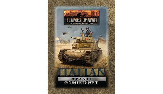 Flames of War: TD054 Italian Avanti Gaming Set (x20 Tokens, x2 Objectives, x16 Dice)