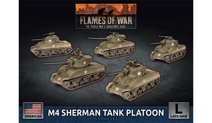 UBX69 M4 Sherman Tank Platoon