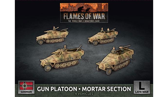 GBX177 Gun Platoon - Mortar Section (Plastic)