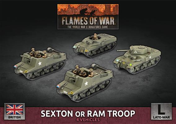 BBX76 Sexton or Ram Troop (4x Plastic)