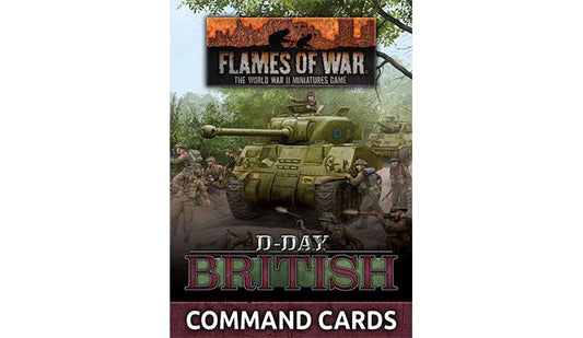 FW264C D-Day British Command Cards (47 cards)