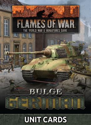 FW271U Bulge: Germans Unit Cards (105x Cards)