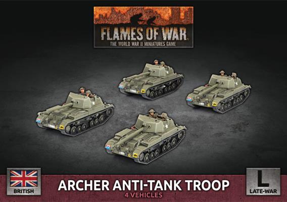 BBX78 Archer Anti-tank Troop (4x Plastic)