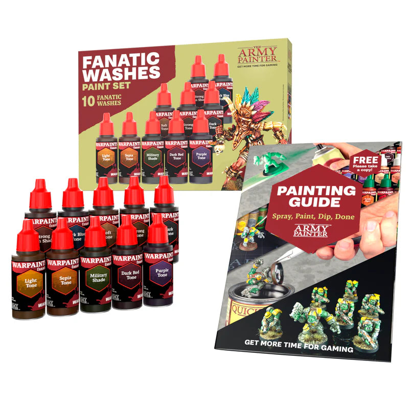 The Army Painter Warpaints Fanatic Washes Paint Set