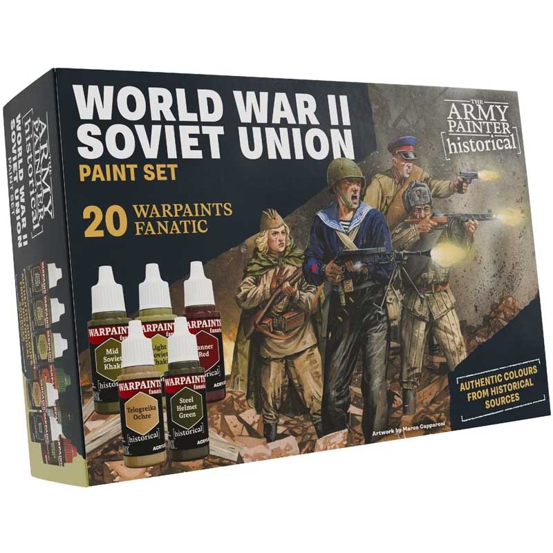The Army Painter Warpaints Fanatic Historical Set: World War II Soviet Union