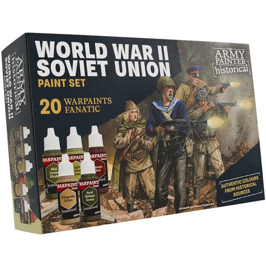The Army Painter Warpaints Fanatic Historical Set: World War II Soviet Union