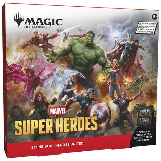 Magic: The Gathering Marvel Super Heroes Scene Box Heroes United