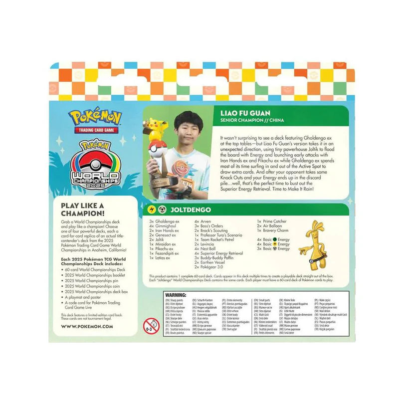 Pokemon TCG: World Championship Decks 2025 - Fuguan Liao