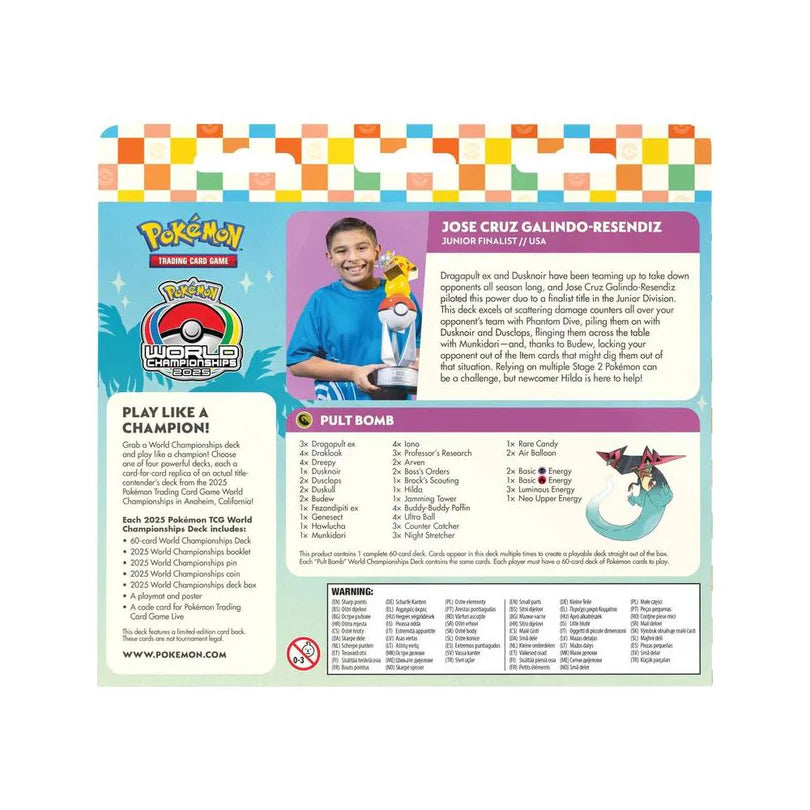 Pokemon TCG: World Championship Decks 2025 - Jose Cruz Galindo Resendiz