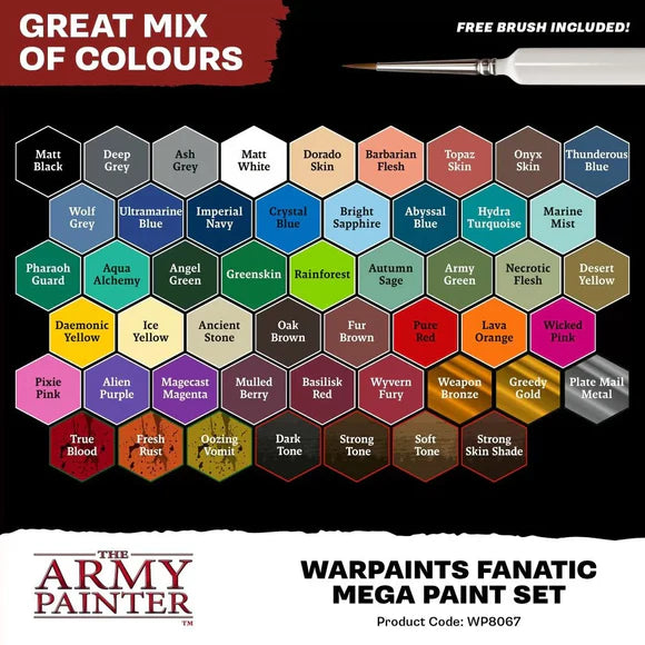 The Army Painter Warpaints Fanatic Mega Paint Set