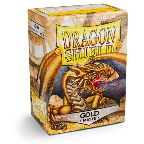 Dragon Shield Sleeves Matte Gold (100)