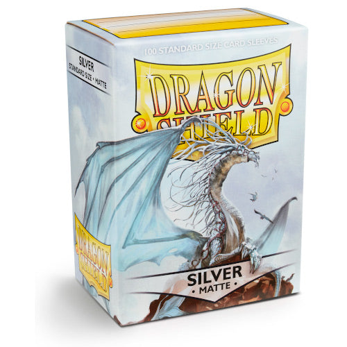 Dragon Shield Sleeves Matte Silver (100)