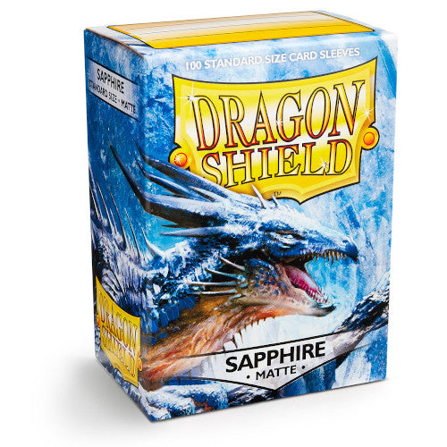 Dragon Shield - Matte Standard Size Sleeves 100pk - Sapphire