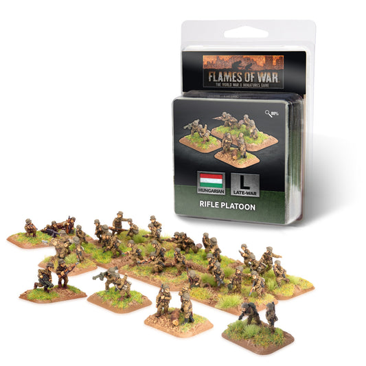 Flames of War: HU702 Rifle Platoon (x41 figs)
