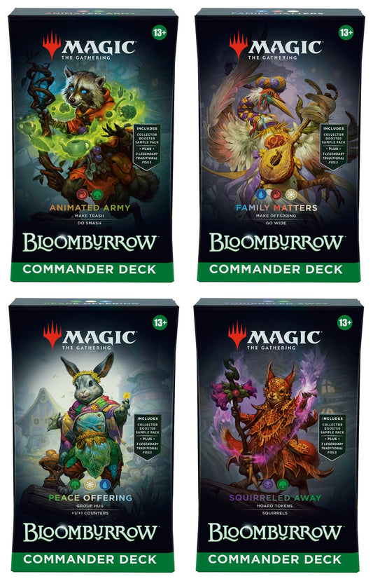 Magic: the Gathering Bloomburrow Commander Deck (4 Count)